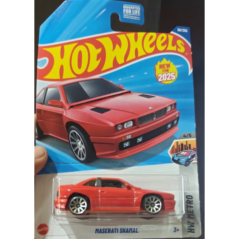 Hot Wheels Maserati Shamal  HW Metro  Mainline 2025  Imported Premium Die-cast Car
