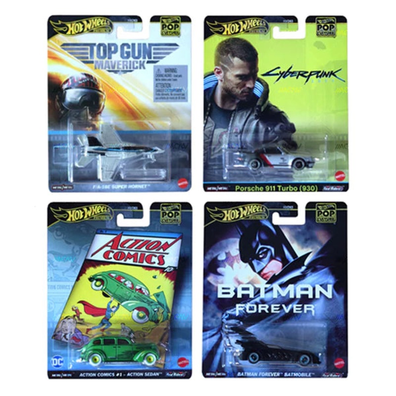 Hot Wheels Premium Pop Culture Set (5 Vehicles) – HXD63 – 955F – Exclusive Collection