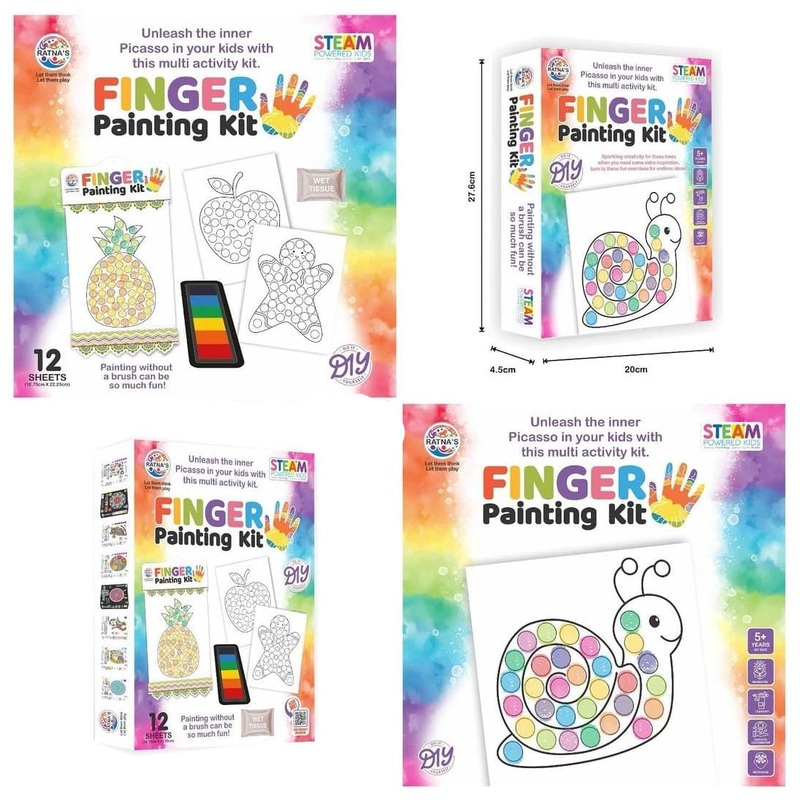 Ratna’s DIY Finger Painting Kit – Multicolor