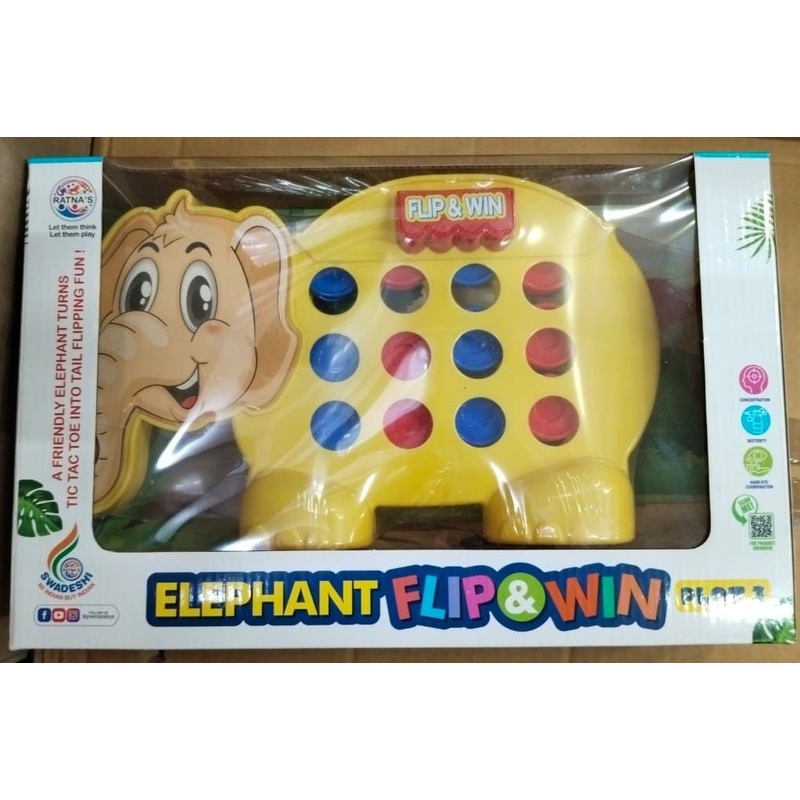 Ratna’s Elephant Bouncing Pattern Games – Multicolor