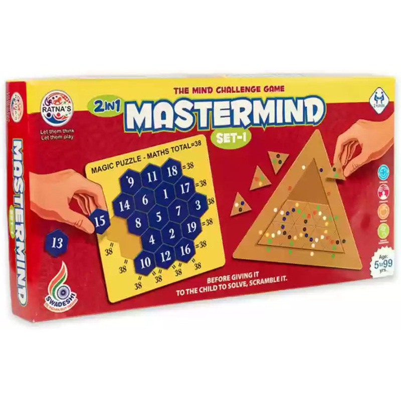 Ratna’s Mastermind Set-1 ,The Mind Challenging Game for Kids
