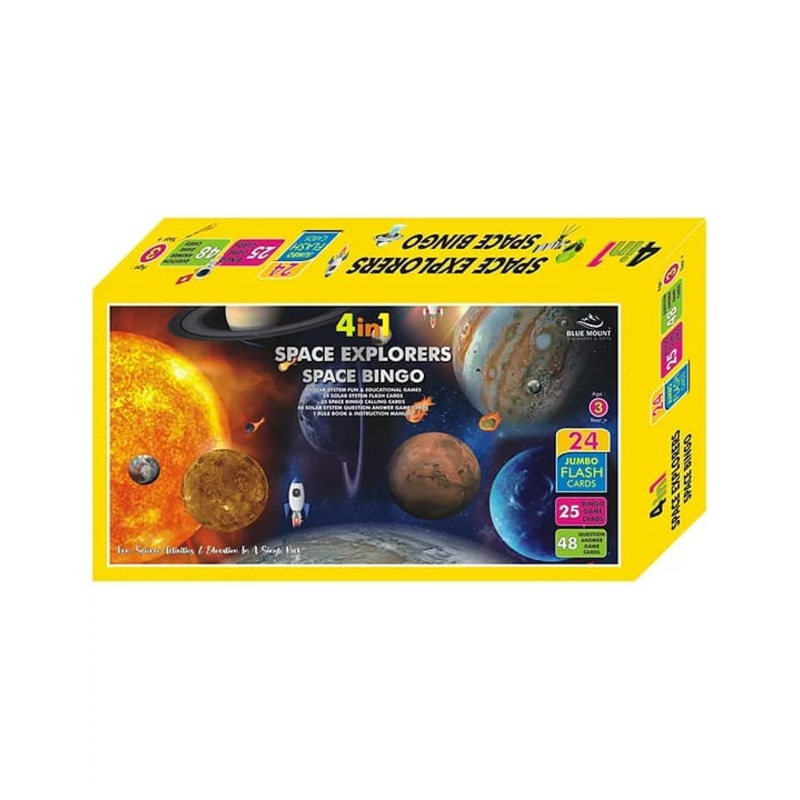 Blue Mount Space Explorers 4 In 1 Play with Fun for Kids