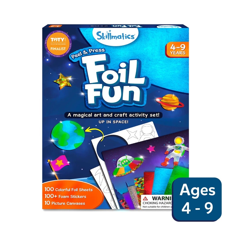 Foil Fun – Up in space | No Mess Art Kit – Multicolor
