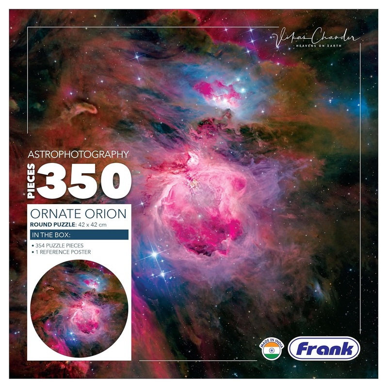 Frank Ornate Orion 350 Piece Round Puzzle Jigsaw Puzzle for Kids 10+ Years and Adults-Fun and Challenging Having Realistic Illustrations, Memory, Mental Boost – 34704
