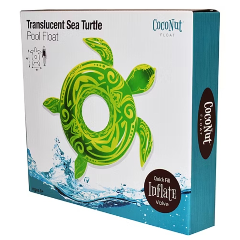 Glitter Sea Turtle Pool Float