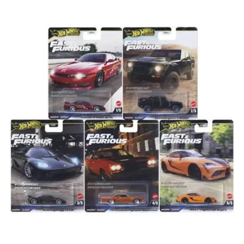 Hot Wheels 2025 | Fast and Furious | L Case | HNW46 – 955L