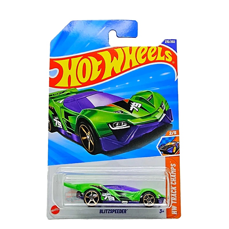 Hot Wheels Mainline – L Case 2025 – Blitzspeeder – HW Track Champs – Long Card