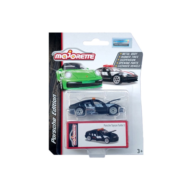 Majorette – Porsche Taycan Turbo S – Black – Porsche Edition