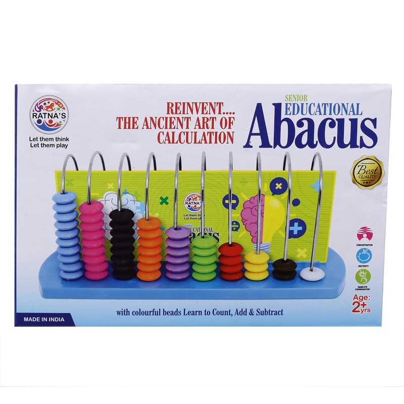 Ratna’s Educational Senior Abacus for Kids – Multicolor