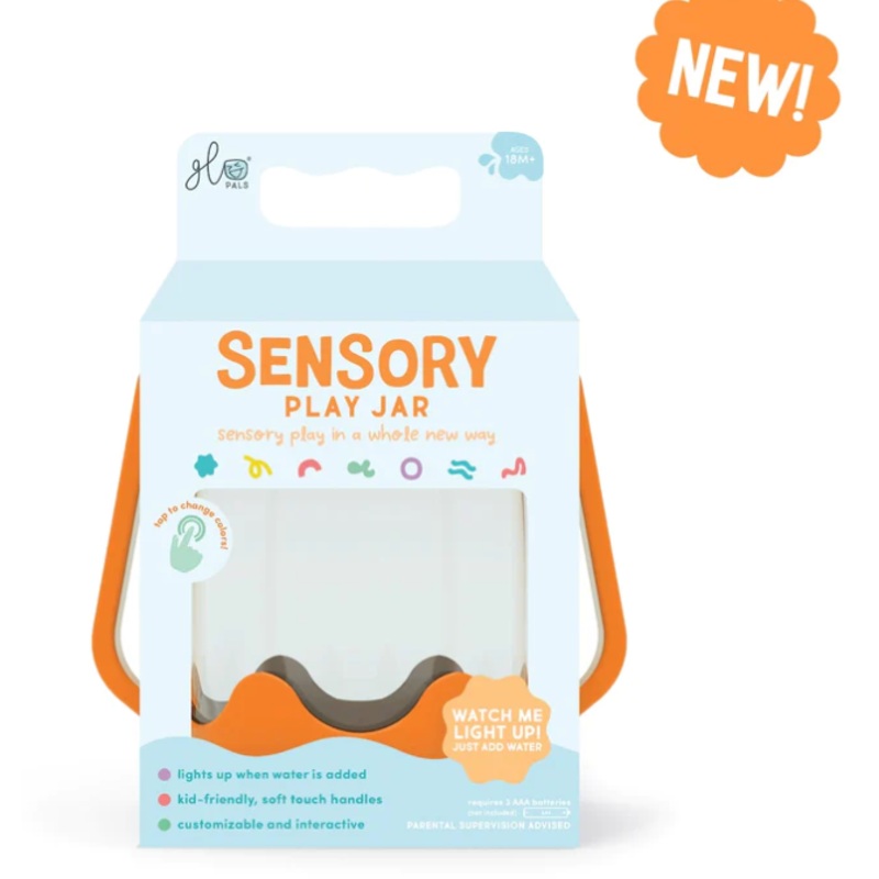 Sensory Play Jar – Orange