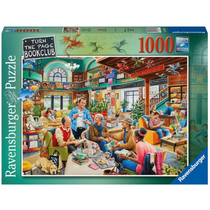 1000 pc Turn The Page Book Club Puzzle