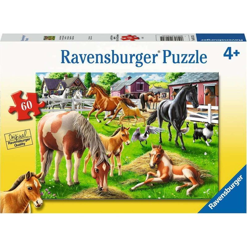 60 pc Happy Horses Puzzle
