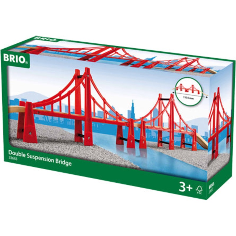 BRIO Double Suspension Bridge