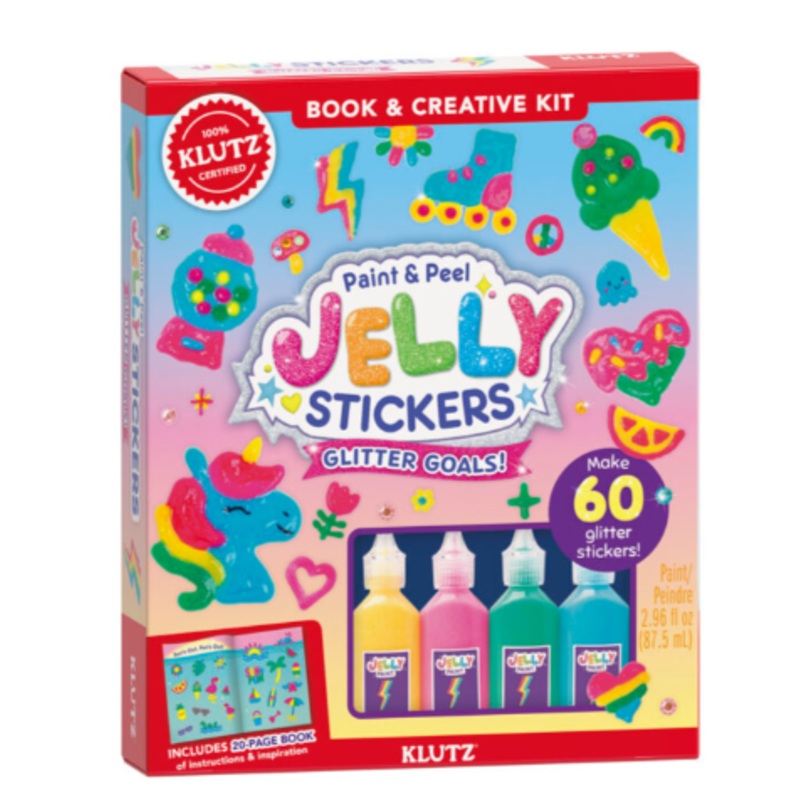 Klutz Paint & Peel Glitter Jelly Stickers
