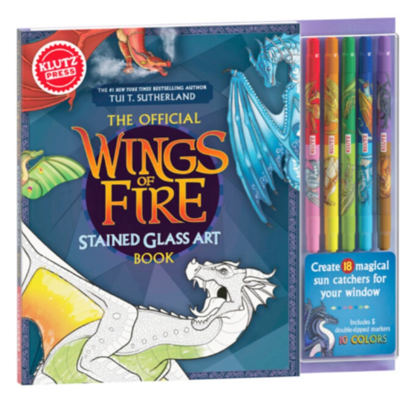Klutz Wings Of Fire Stained Glass Art Book