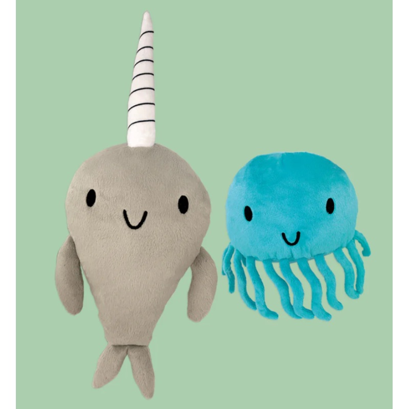 Narwhal And Jelly Plush Set