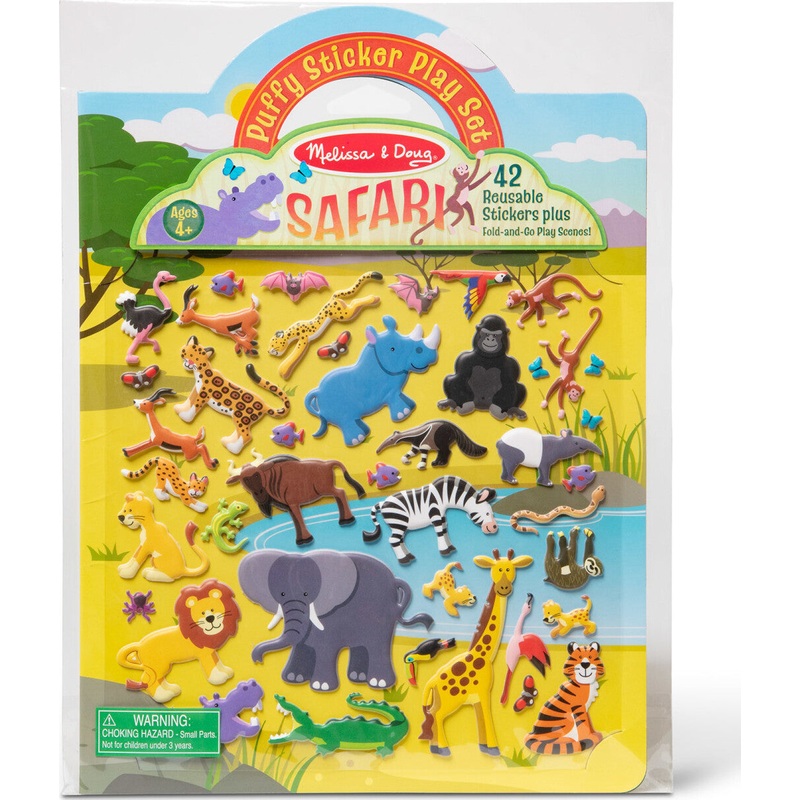Puffy Sticker Play Set – Safari