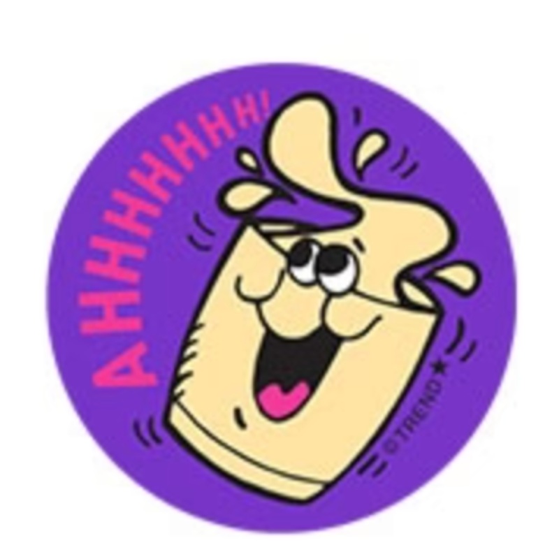 Scratch ‘n Sniff Ahhhh Milk Shake Stickers