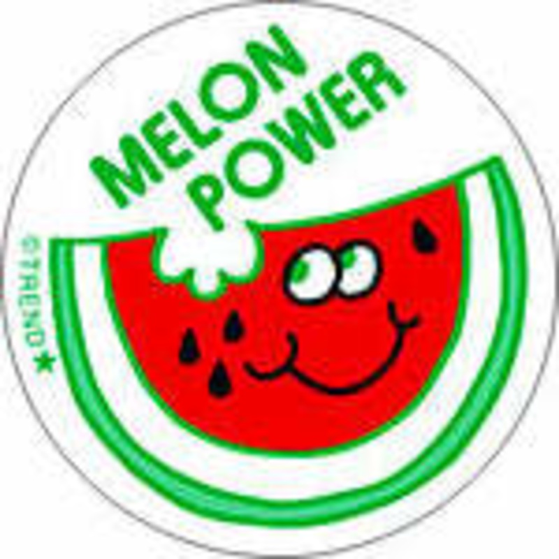Scratch ‘n Sniff Watermelon Melon Power Stickers