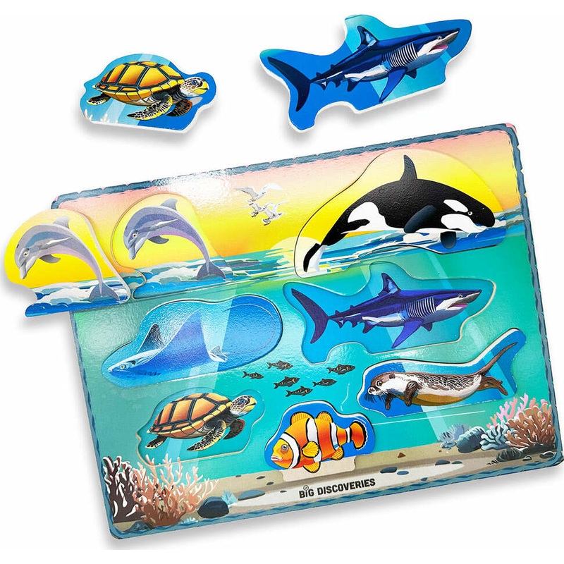 Sea Life Wooden Puzzle