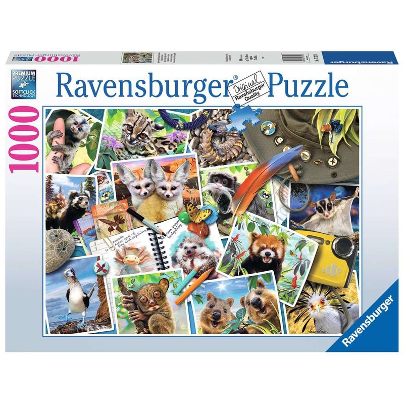 1000 pc Traveler’s Animal Journal Puzzle