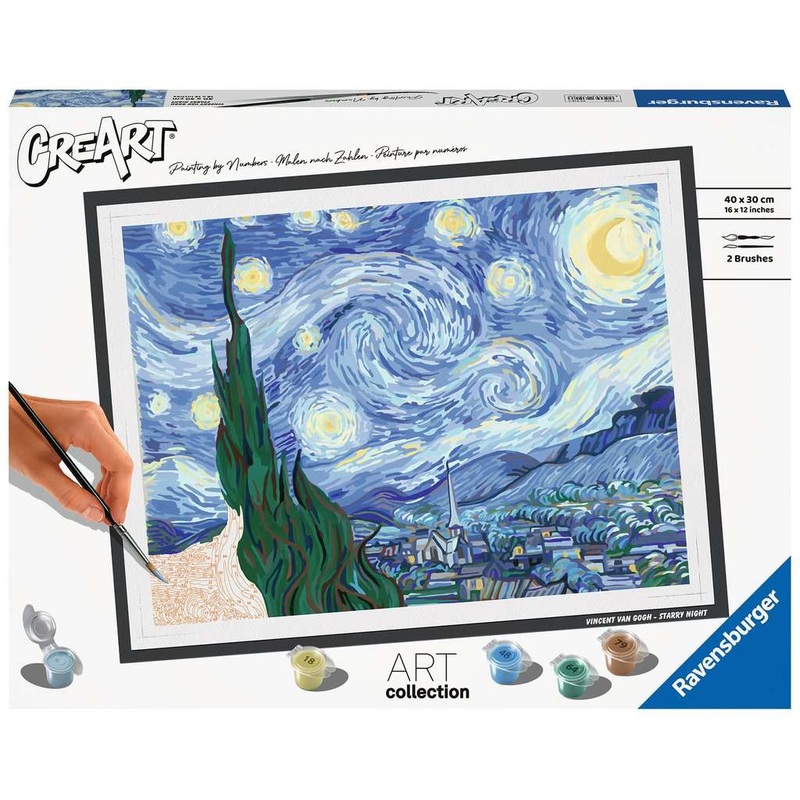 CreArt Painting by Numbers Van Gogh: Starry Night