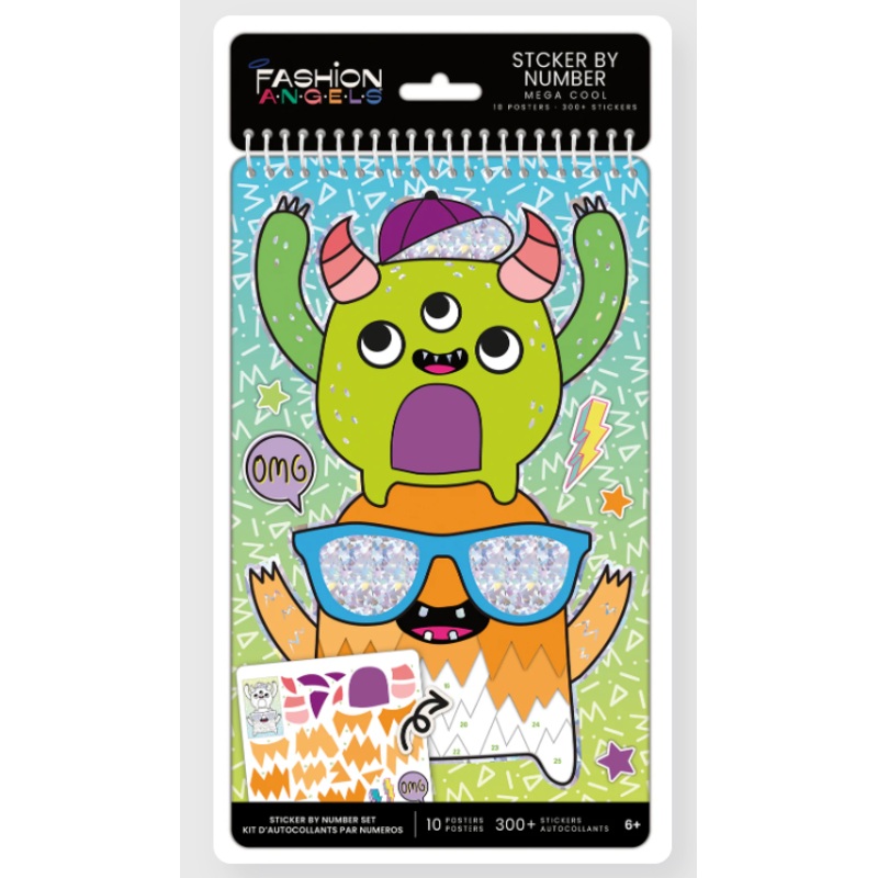 Mega Cool Sticker By Number