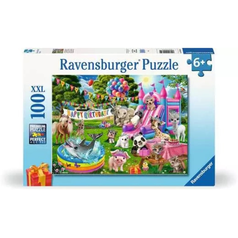 100 pc Tiara Birthday Party Puzzle