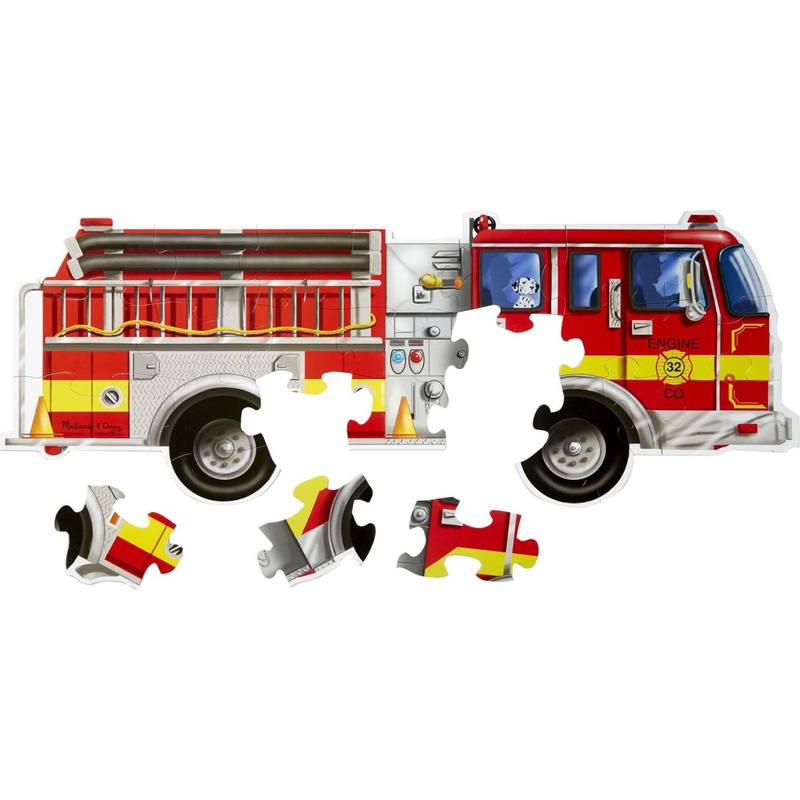 24 pc Giant Fire Truck Floor Puzzle
