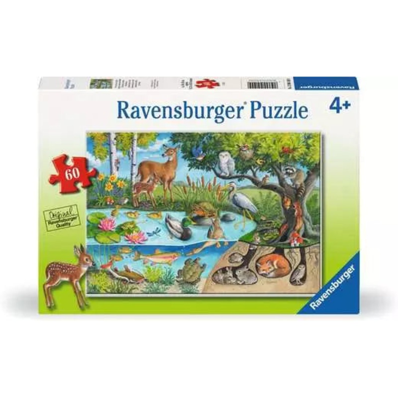 60 pc Animals Above And Below Puzzle