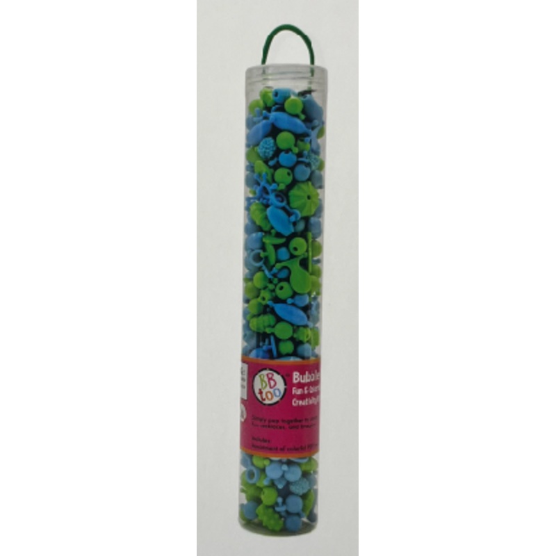 Blue Pop Bead Tube