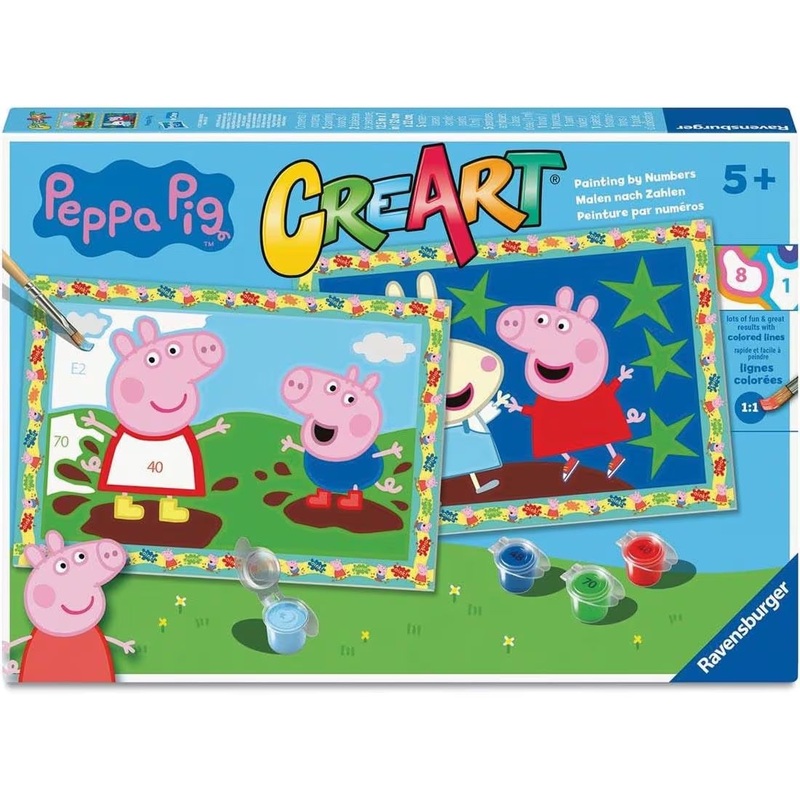 CreArt Painting by Numbers Peppa Pig Set
