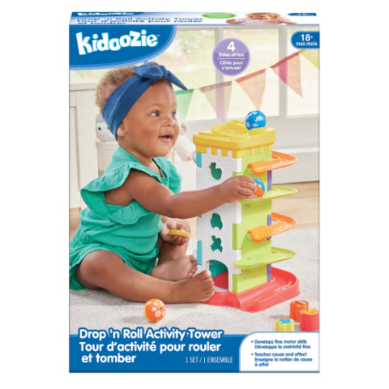 Drop N Roll Activity Tower