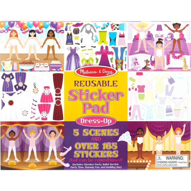 Reusable Sticker Pad – Dress-Up