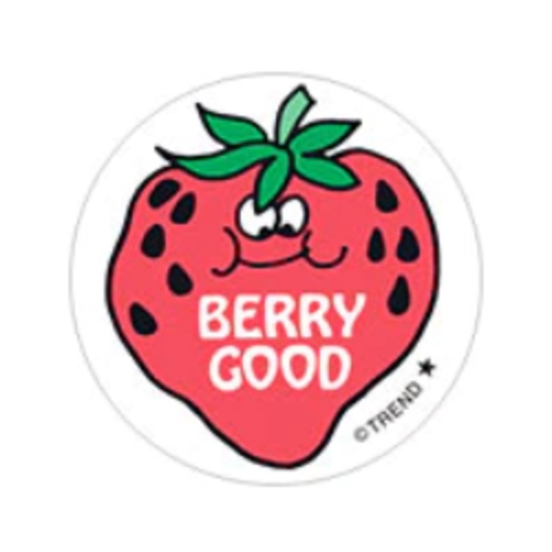 Scratch ‘n Sniff Berry Good Strawberry Stickers
