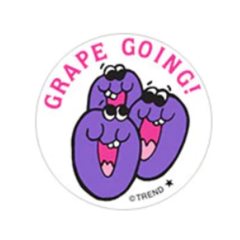 Scratch ‘n Sniff Grape Going Grape Jelly Stickers