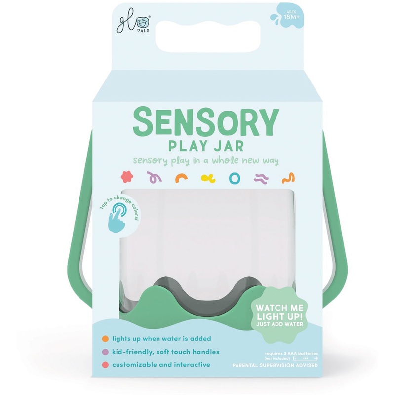 Sensory Play Jar – Teal