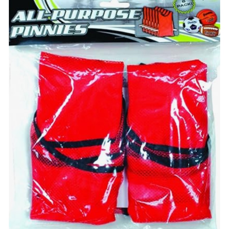 Youth Training Pinnies – Red 6 pack