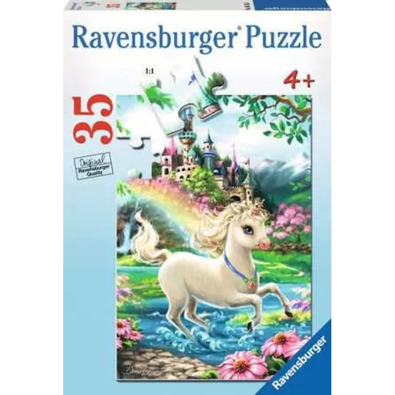 35 pc Unicorn Castle Puzzle