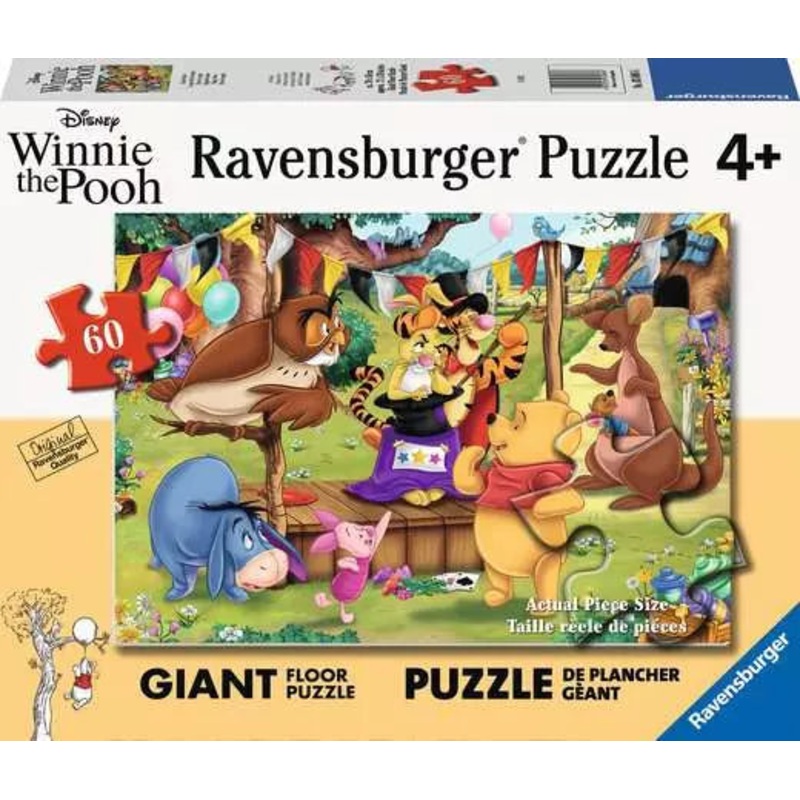60 pc Magic Show Pooh Puzzle
