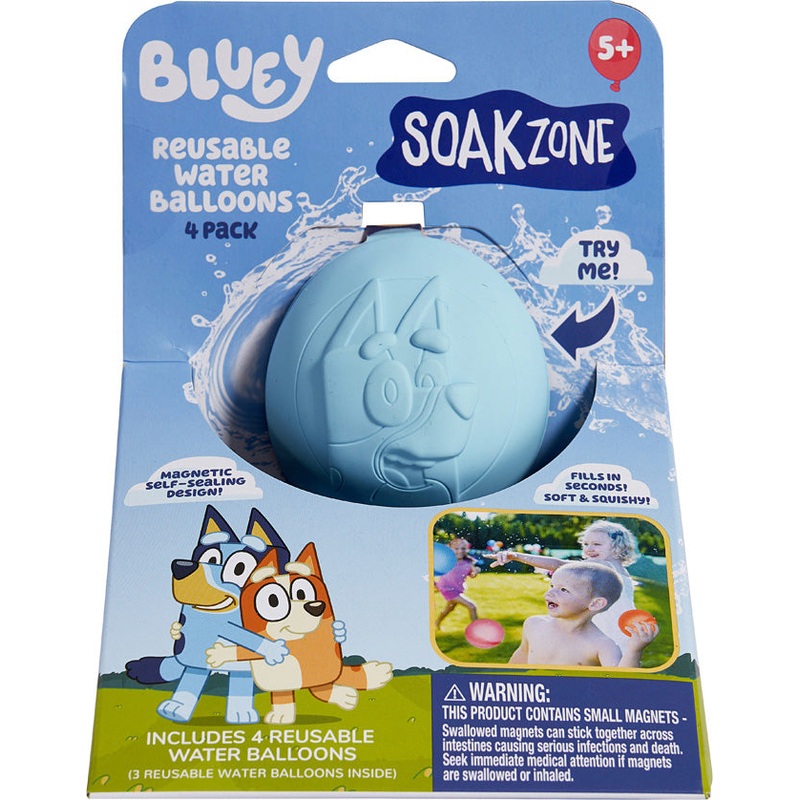 Bluey Reusable Water Balloon Little Kids