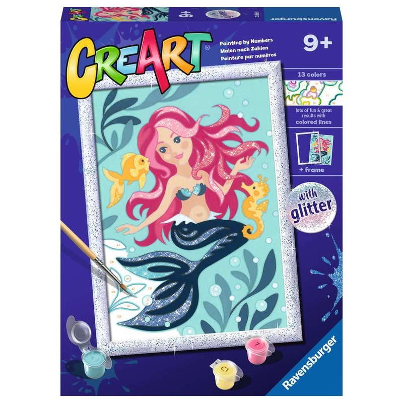CreArt Painting by Numbers Enchanting Mermaid