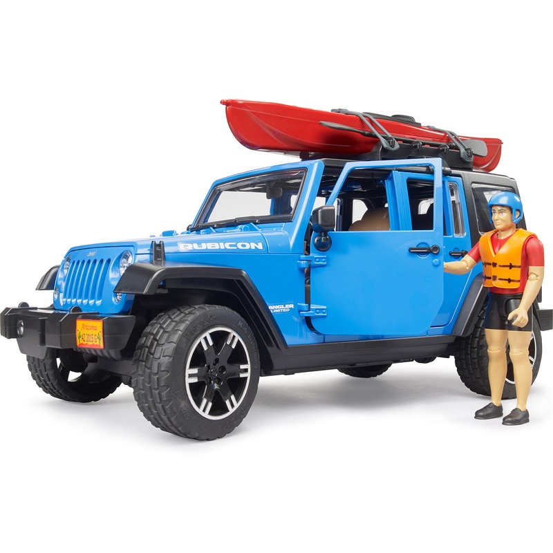 Jeep Wrangler Rubican Kayak and Figure