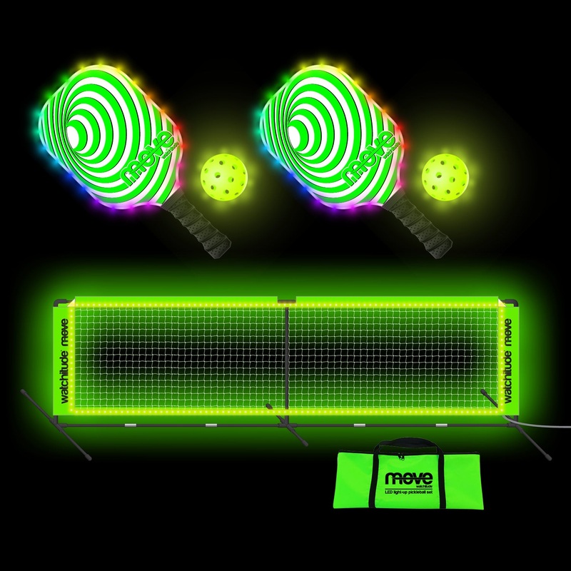 LED Light up Kids Pickle Ball Net Set