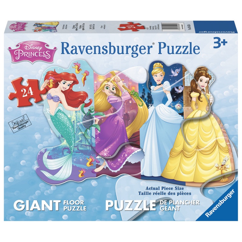 24 pc Pretty Princesses Shaped Floor Puzzle