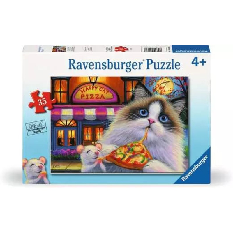 35 pc Happy Cat Pizza Puzzle