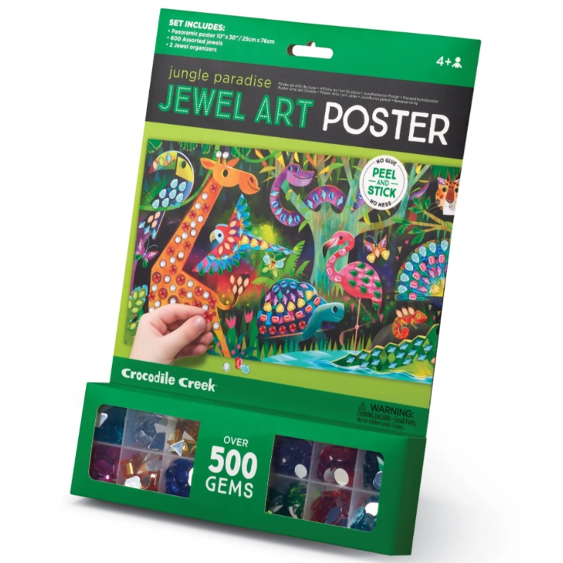 Jungle Paradise Jewel Art Poster