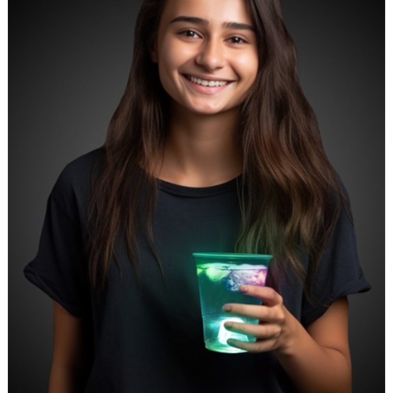 LED 16 oz Disposable Party Cups