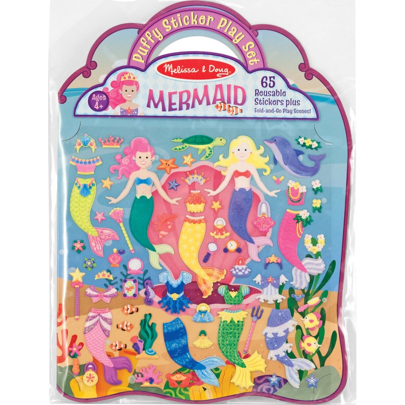 Puffy Sticker Play Set – Mermaid