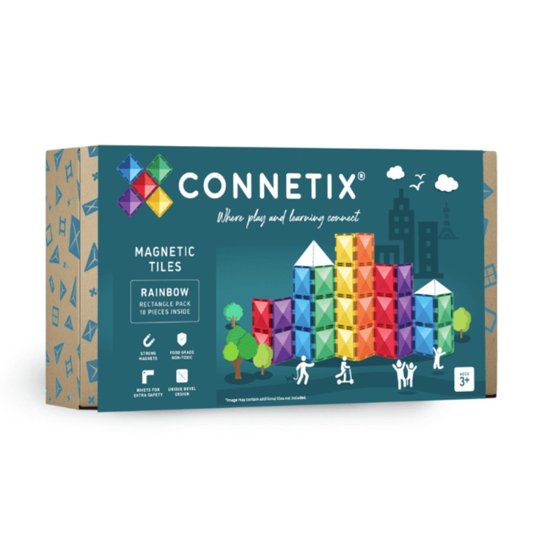 Rainbow Rectangle Pack 18 Pcs